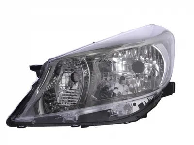 Far fata stanga (H4, electric, fara motoras, culoare interior: gri) potrivit TOYOTA YARIS, YARIS HATCHBACK