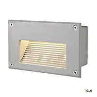 BRICK LED aplica, gri argintiu, cald-alb LED