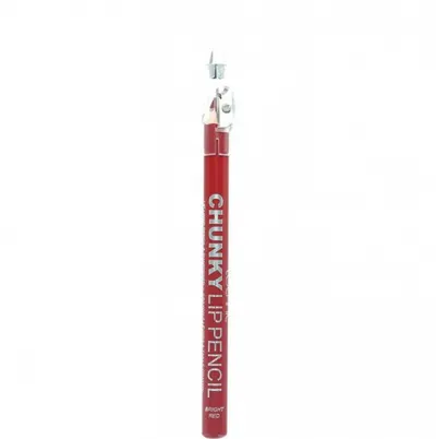 Creion De Buze Technic Chunky Lip Pencil cu ascutitoare, Bright Red