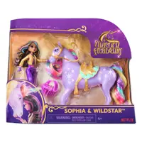 Set de joaca cu papusa, Unicorn Academy, Sophia si Wildstar, 6066838