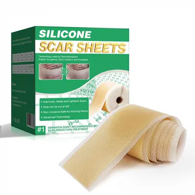Rola Premium Reutilizabila din Silicon Medical pentru Ascunderea Ingrijirea Cicatricilor, NOVA KISS , 4 cm x 1.5 m