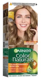 Vopsea de par permanenta Color Naturals 7 Blond, 112ml, Garnier
