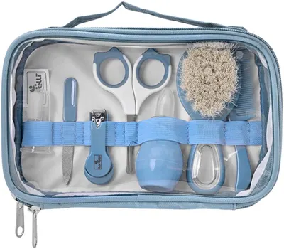 Set de igienă cu suport Lorelli Baby Care - Deluxe, Moonlight Blue