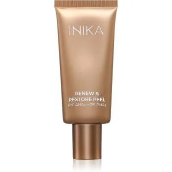 INIKA Organic Renew + Restore Peel Masca exfolianta ce ofera luminozitate Cu AHA Acizi