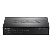 Switch cu 8 porturi D-Link DES-1008PA, 1.6 Gbps, 200 Mbps, 1000 MAC, fara management
