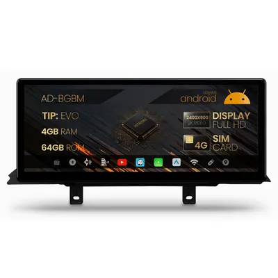 Navigatie BMW Seria 4 F32 F33 F36 (2018+), Varianta EVO, Android 13, BM-Octacore 4GB RAM + 64GB ROM, 12.3 Inch - AD-BGBM12004EV+AD-BGRKITBM013