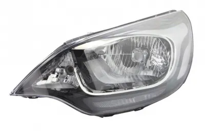 Far fata Stanga (H4 PY21W W5W, electric, fara motoras, culoare insert: negru) potrivit KIA RIO III