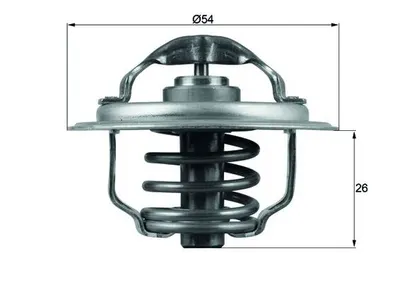 Termostat Lichid Racire (87 C) Potrivit Audi A3, A4 B7, A6 C6, Tt; Chrysler Sebring; Dodge Journey; Jeep Compass, Patriot; Mitsubishi Grandis, Lancer Viii; Seat Altea, Altea Xl 1.9d 2.0d 02.03