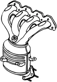 Catalizator Euro 5 Potrivit Chevrolet Aveo, Cruze, Orlando, Trax; Opel Astra H, Astra J, Astra J Gtc, Insignia A, Mokka Mokka X, Zafira B, Zafira C 1.6 1.8 1.8lpg 07.05-