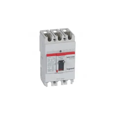MCCB - DRX 125 - thermal magnetic - Icu 10 kA - 415 V~ - 3P - In 15 A