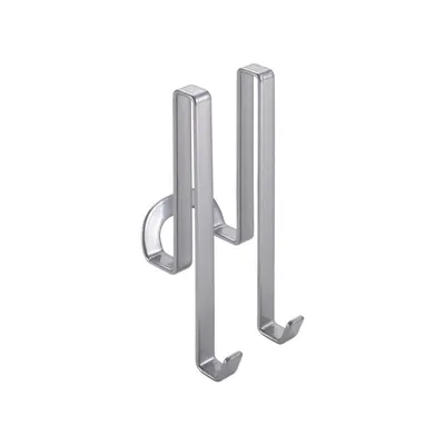 Cârlig argintiu suspendat din oțel Luxy – Metaltex