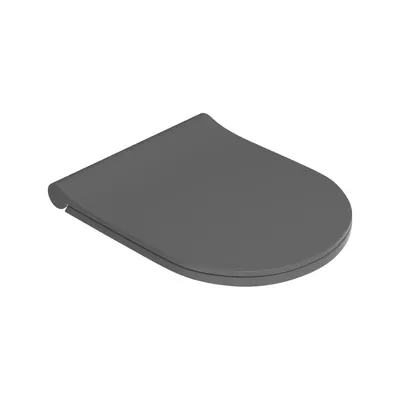 Capac soft close pentru vas WC suspendat Celesta Ava/Brillo duroplast antracit