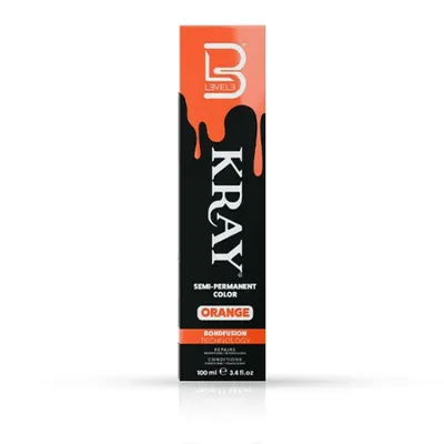 Vopsea semi - permanenta - L3VEL3 - Portocaliu - 100 ml