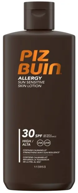 Piz Buin Allergy Loțiune de corp cu protecție solară, SPF30, 200 ml