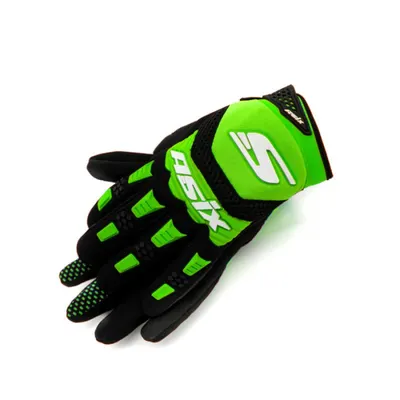 Manusi enduro atv cross Asix AS3 Junior, culoare verde lime, marime YM