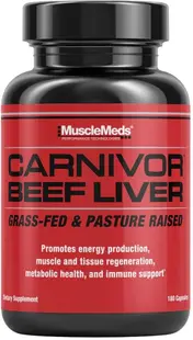Carnivor Beef Liver, 180 capsule, Muscle Meds