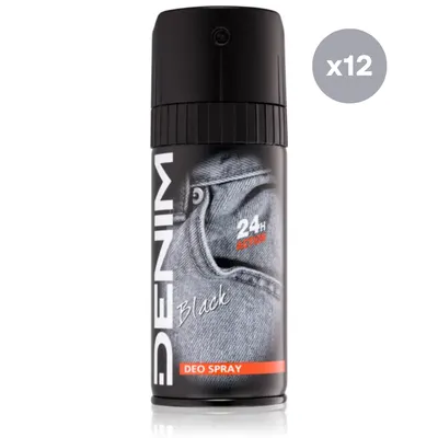 DENIM Engros Black 150 ml, Deodorant spray pentru bărbați
