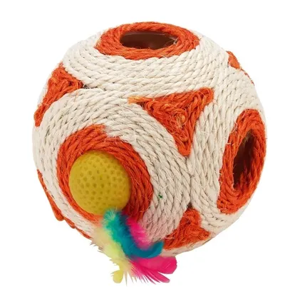 Zar din sisal cu zornaitoare - 12cm