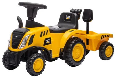 Tractor pentru călărie Milly Mally - CAT, tractor cu remorca