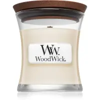 Woodwick White Tea & Jasmine lumânare parfumată cu fitil din lemn 85 g