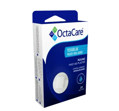 Octacare Plasturi Rotunzi de Prim Ajutor, 20 buc