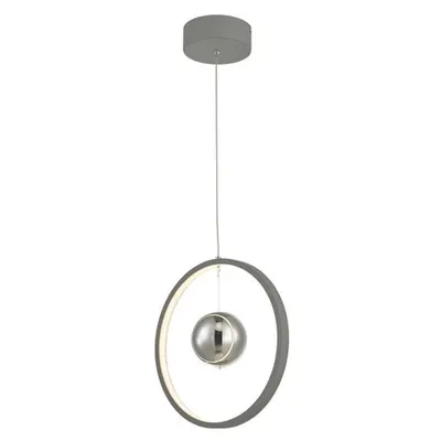 Lampa suspendata Mercury Pendant Vertical Grey LED