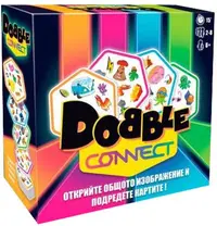 Joc de societate Dobble Connect - Petrecere (ediție bulgară)