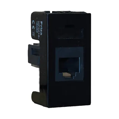 Priza Lan Cat5e Utp Stil Premium Negru