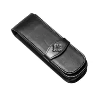 Etui din piele, pentru 2 instrumente de scris, Diplomat