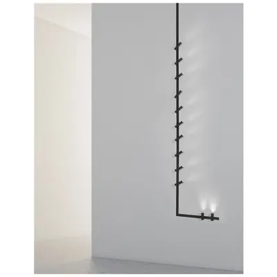 Sistem iluminat pe sina BUXTON MAGNETIC Nisipiu Negru Aluminiu Adjustable LED 5 Wat DC24V IP20 100Lm 4000K