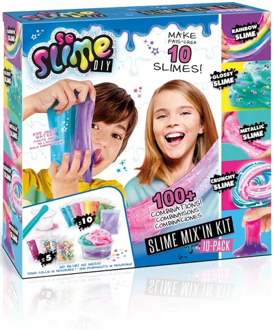 Set creativ Canal Toys - So Slime, fă-ți propriul slime, 10 culori