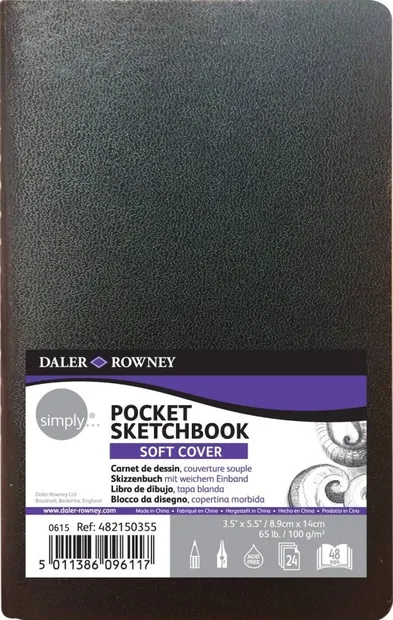 Caiet de schițe Daler-Rowney Simply - 24 foi