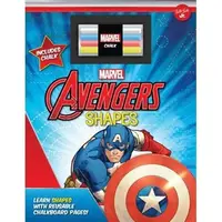 Marvel's Avengers Chalkboard Shapes: Learn shapes with reusable chalkboard pages!
