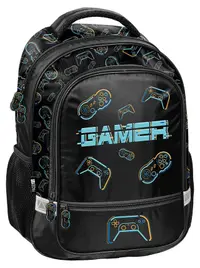 Ghiozdan școlar Paso Gamer - Cu 2 compartimente