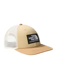 Sapca trucker cu logo pentru drumetii - Alb/Bej