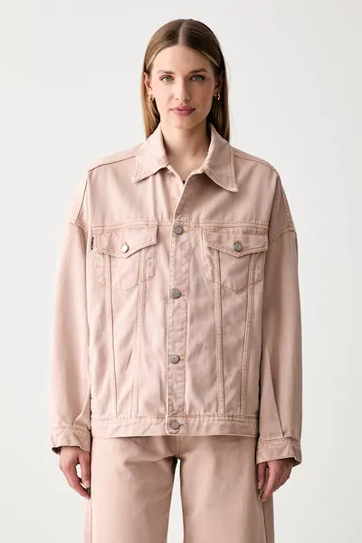 Haveone jachetă pentru femei din denim