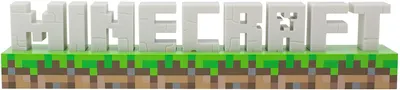 Lampa Paladone Games: Minecraft - Logo