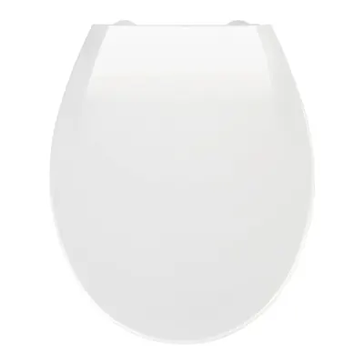Capac WC cu închidere lentă Wenko Kos, 44 x 37 cm, alb