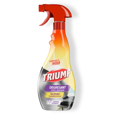 Triumf Degresant Forte Universal, Curăță Rapid, Crom, Inox și Sticlă, Parfum De Lămie, 500 Ml