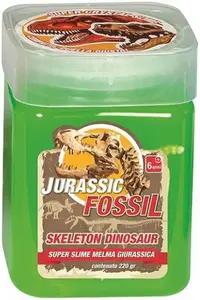 Figurină RS Toys Jurassic - Fosilă de dinozaur cu slime, verde