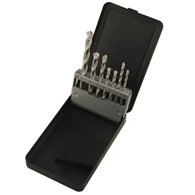 Set-Trusa burghie universale - Ø 4 - Ø 12 mm - 7 piese