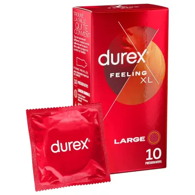 Durex Prezervative 10 buc Feeling XL Large