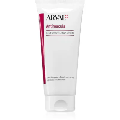 Arval Antimacula Brightening Cleanser & Scrub crema exfolianta pentru curatare pentru o piele mai luminoasa 200 ml