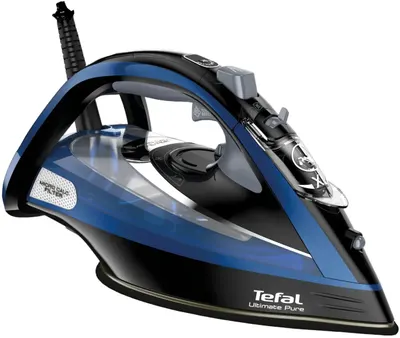 Fier de călcat Tefal - Ultimate Pure, 3200W, 60g/min, albastru