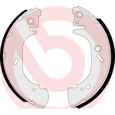 Set saboti frana BREMBO S 24 528