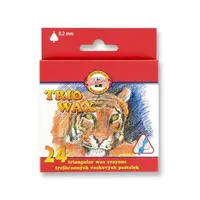 Creioane color cerate, 24culori, Trio Wax Koh-I-Noor