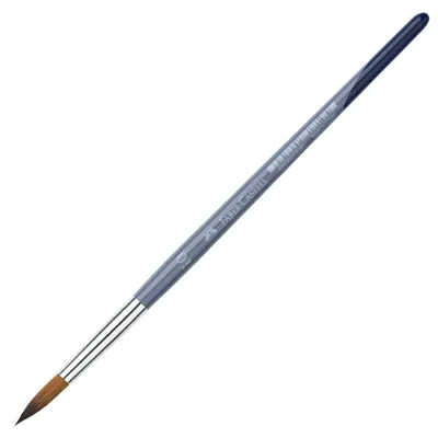 Pensula rotunda pentru desen Faber-Castell №10 - Par sintetic