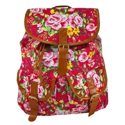 Rucsac urban Roses, fond roz inchis - LaRue