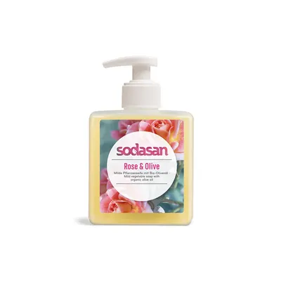 Sapun lichid cu trandafir si masline ecologic 300ml Sodasan