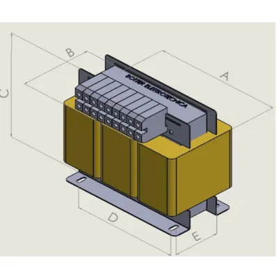 Transformator 40 KVA, 400/230V, Dyn11, IP54, AL